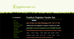 Desktop Screenshot of flughafen-transport.de